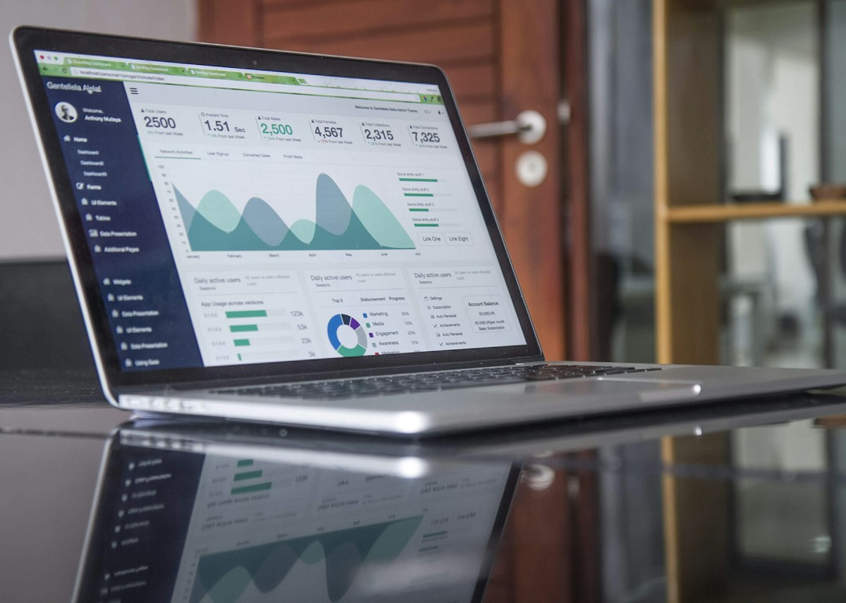 Business charts and financial planning workspace for break-even analysis